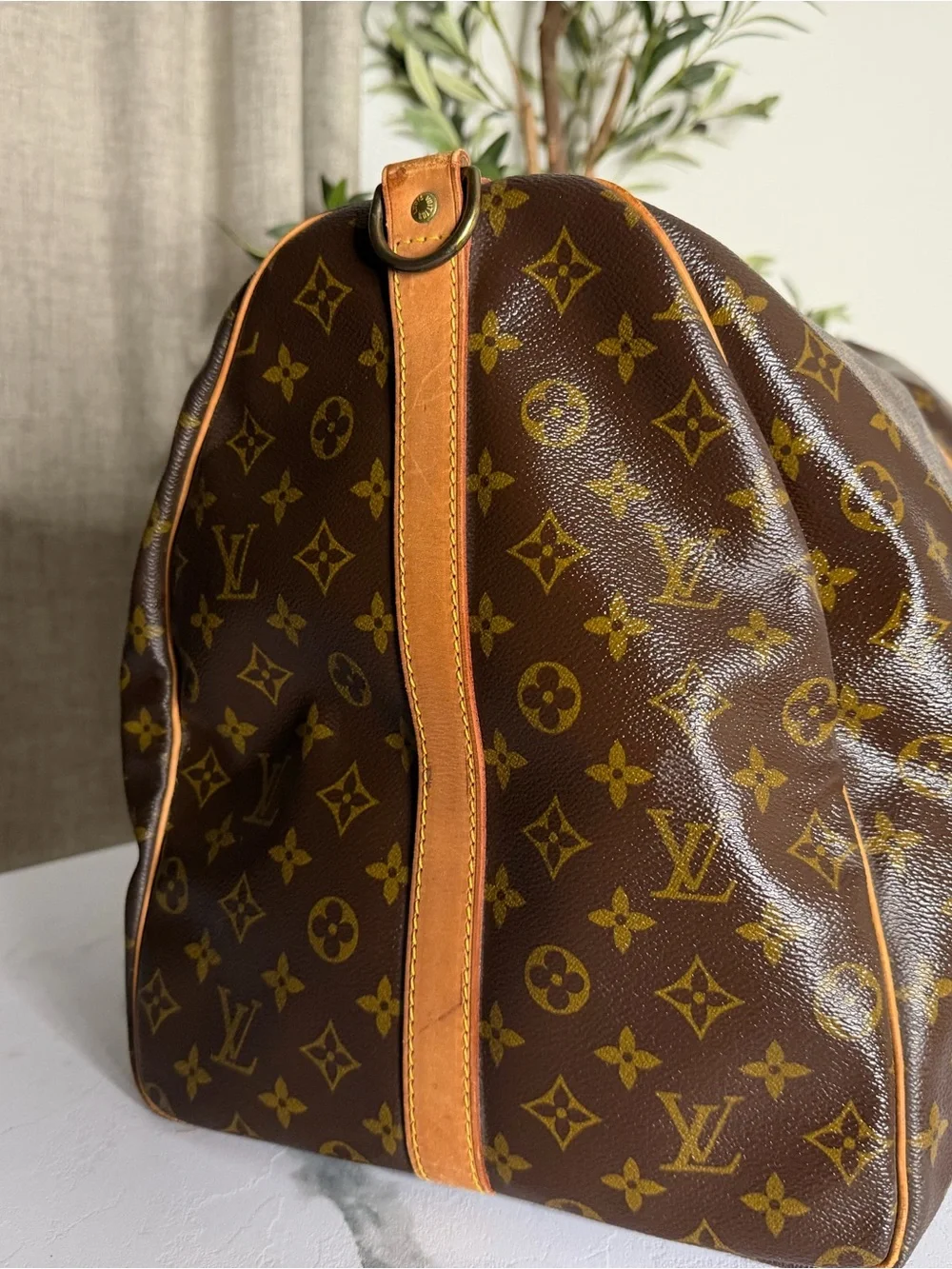 Louis Vuitton Brown Monogram Keepall Bando 60